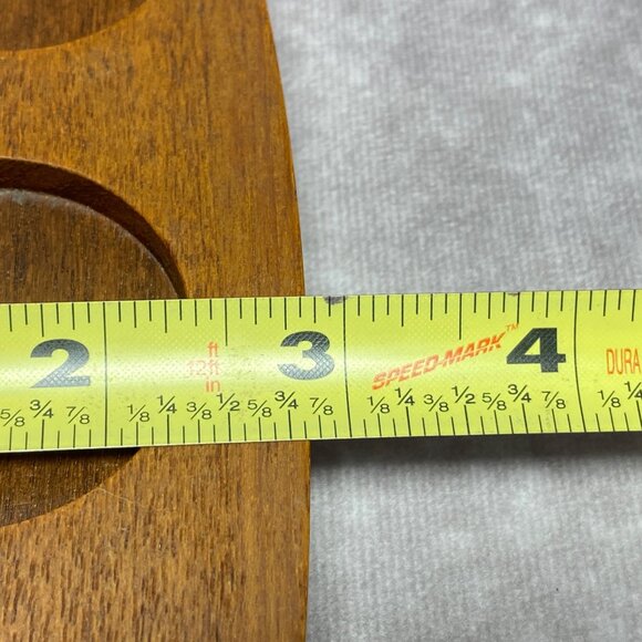 Vintage Selangor Pewter 4PC Salt & Pepper Shakers Mustard Pot on Teak Wood - Picture 13 of 15